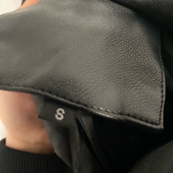 Faux leather jacket in Size Small from SHEIN in excellent condition! - Picture 7 of 9